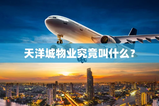 天洋城物业究竟叫什么？