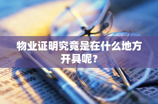 物业证明究竟是在什么地方开具呢？