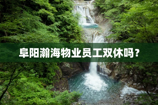 阜阳瀚海物业员工双休吗？