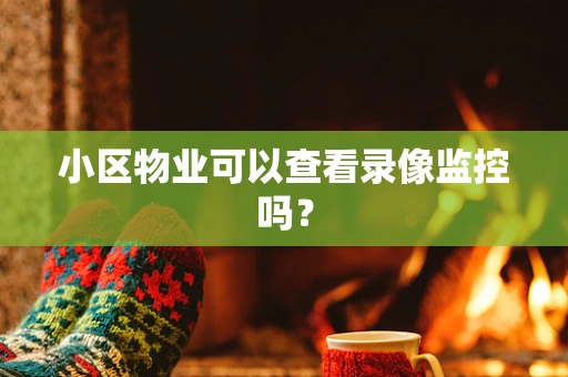 小区物业可以查看录像监控吗？