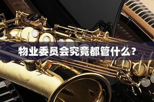 物业委员会究竟都管什么？