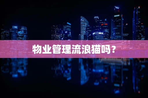 物业管理流浪猫吗？