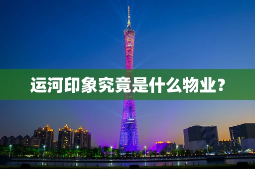运河印象究竟是什么物业？