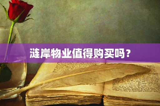 涟岸物业值得购买吗？