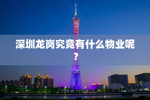 深圳龙岗究竟有什么物业呢？
