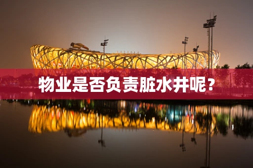 物业是否负责脏水井呢？