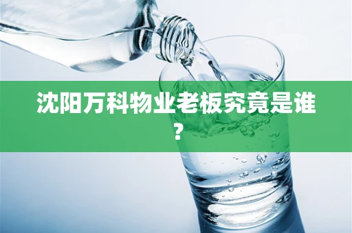 沈阳万科物业老板究竟是谁？