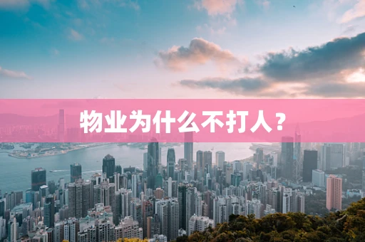 物业为什么不打人？