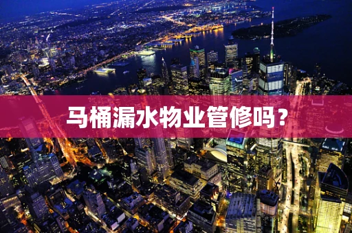 马桶漏水物业管修吗？