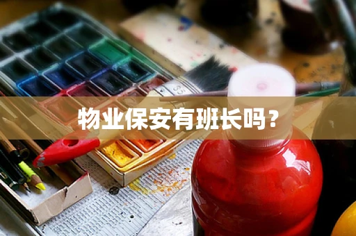 物业保安有班长吗？