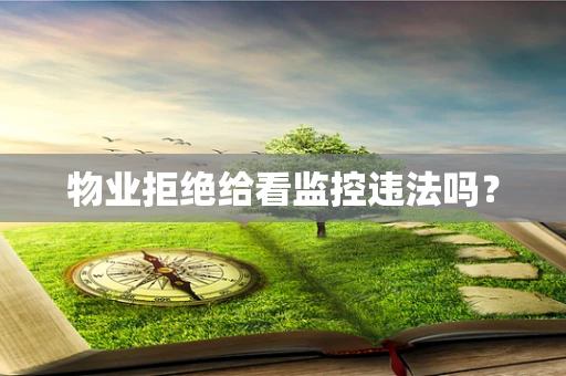物业拒绝给看监控违法吗？