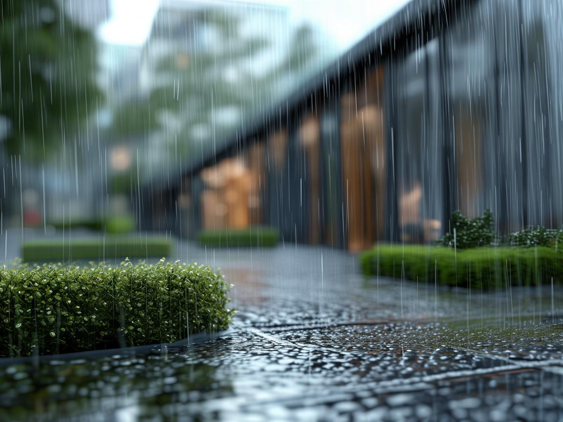 物业在下雨时需要做什么？